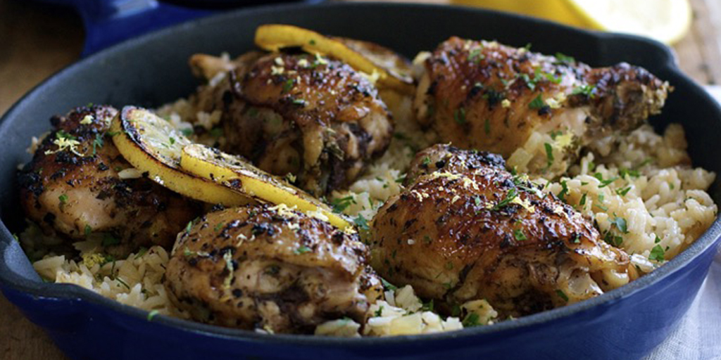 One Pot Greek Chicken and Quinoa