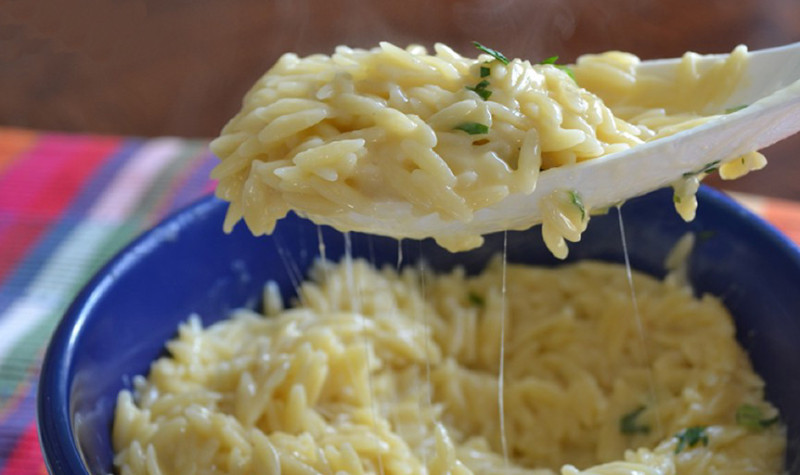 Cheesy Orzo