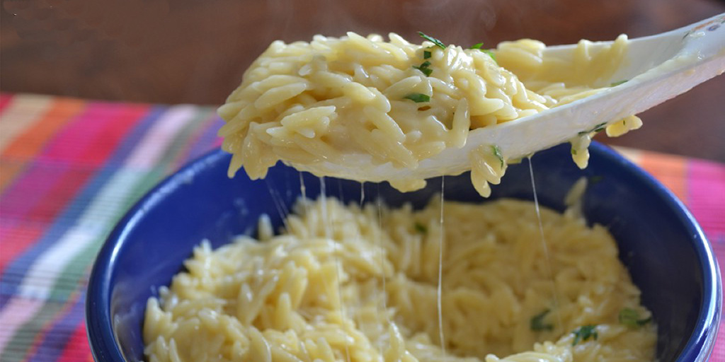 Cheesy Orzo