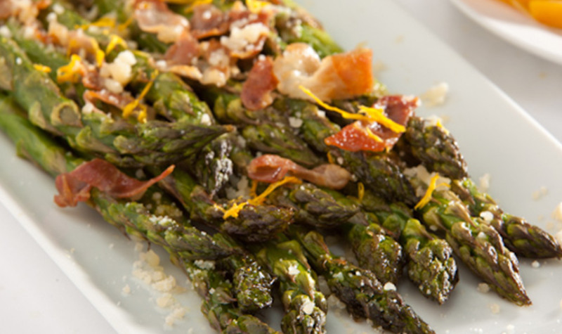 Loaded Roasted Asparagus