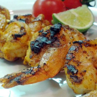 Tangy and Spicy Grilled Shrimp Skewers